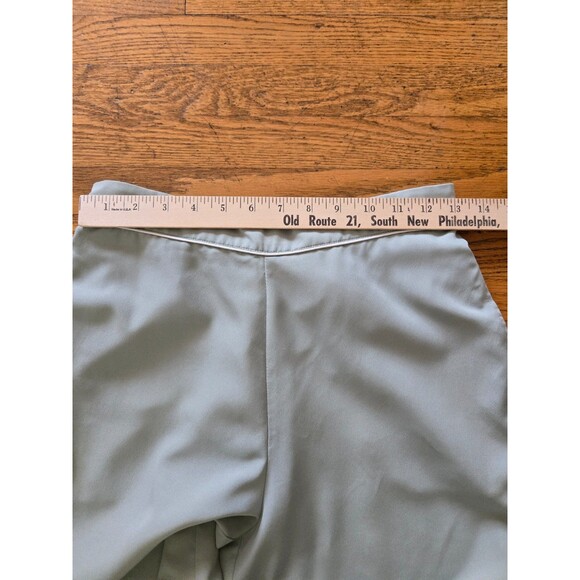 Jason Wu Wide Leg Pants Women's Small Light Green Pull On Pockets Ankle Slit - Picture 6 of 7